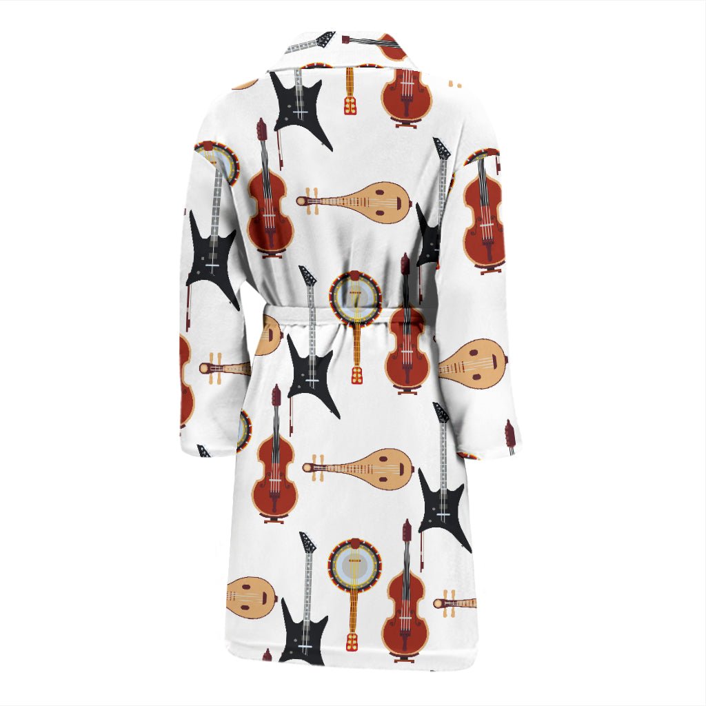 Banjo Print Design LKS403 Men Bathrobe