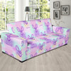 Capricorn Zodiac Pattern Print Design 02 Sofa Slipcover