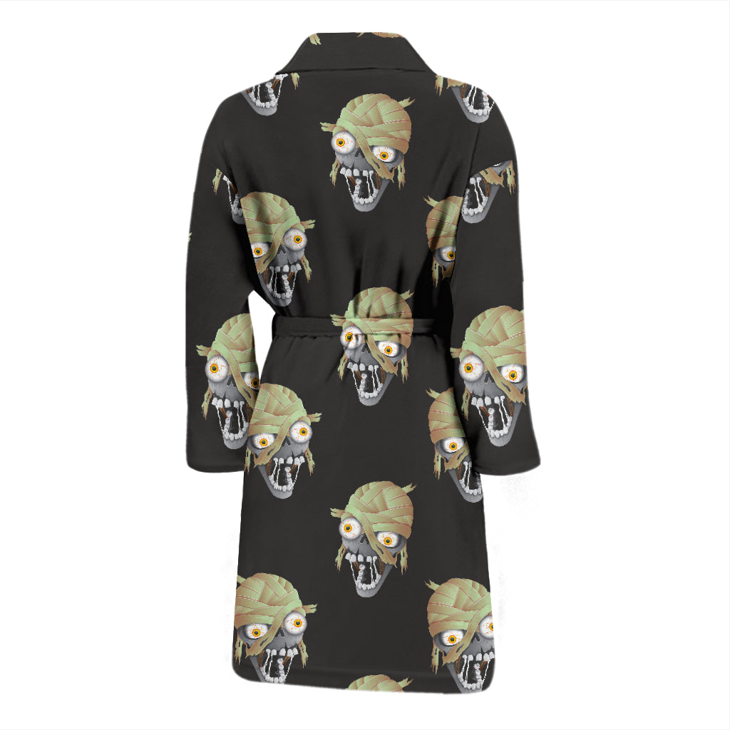 Mummy Print Design LKS304 Men Bathrobe
