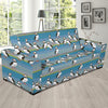 Puffin Pattern Print Design A01 Sofa Slipcover