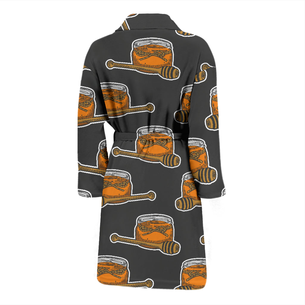 Honey Bee Print Design LKS305 Men Bathrobe