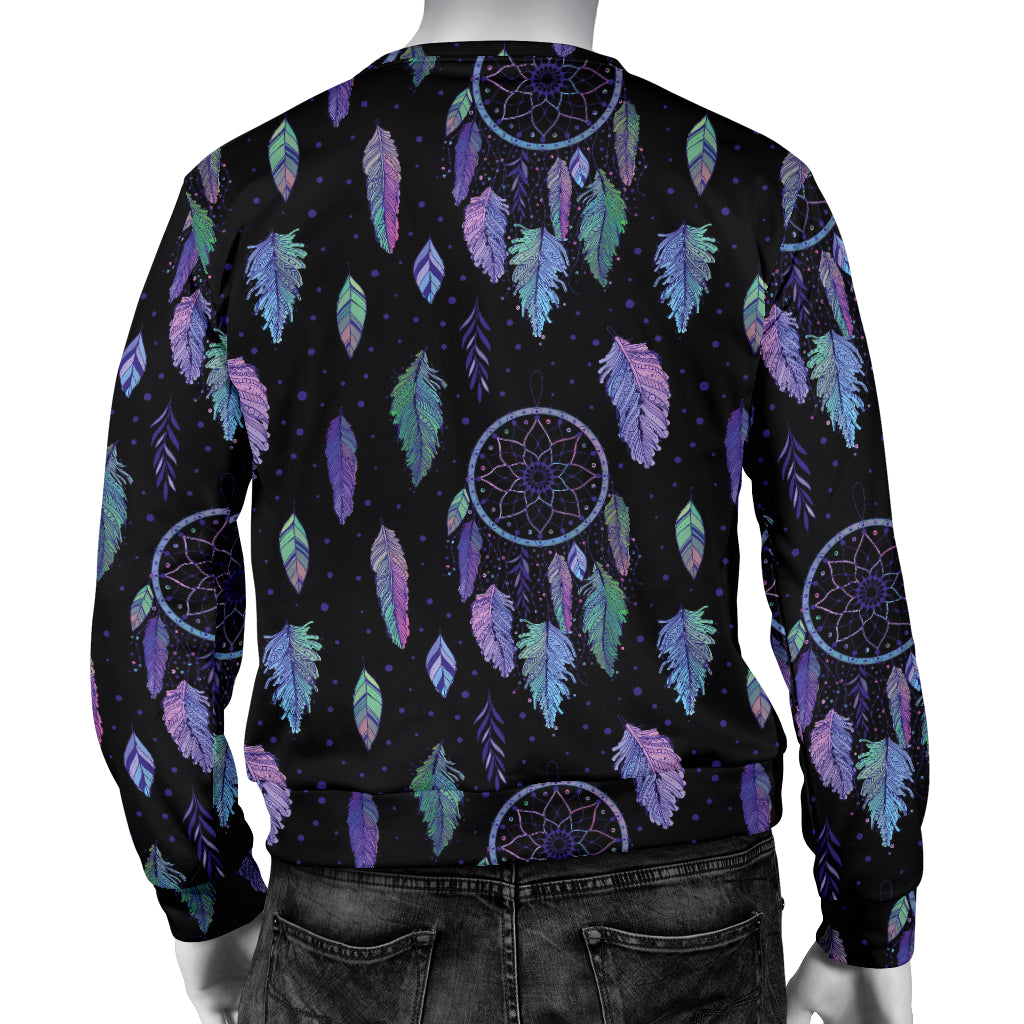 Dream Catcher Tribal Design Men Long Sleeve Sweatshirt