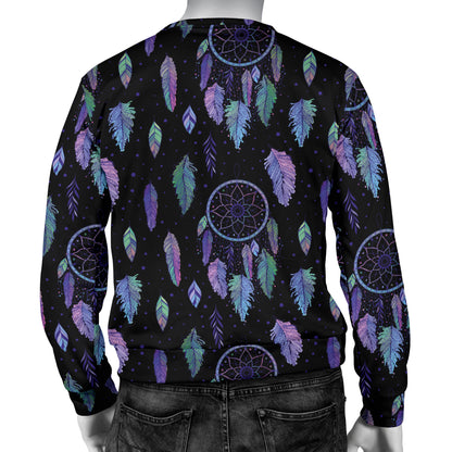 Dream Catcher Tribal Design Men Long Sleeve Sweatshirt