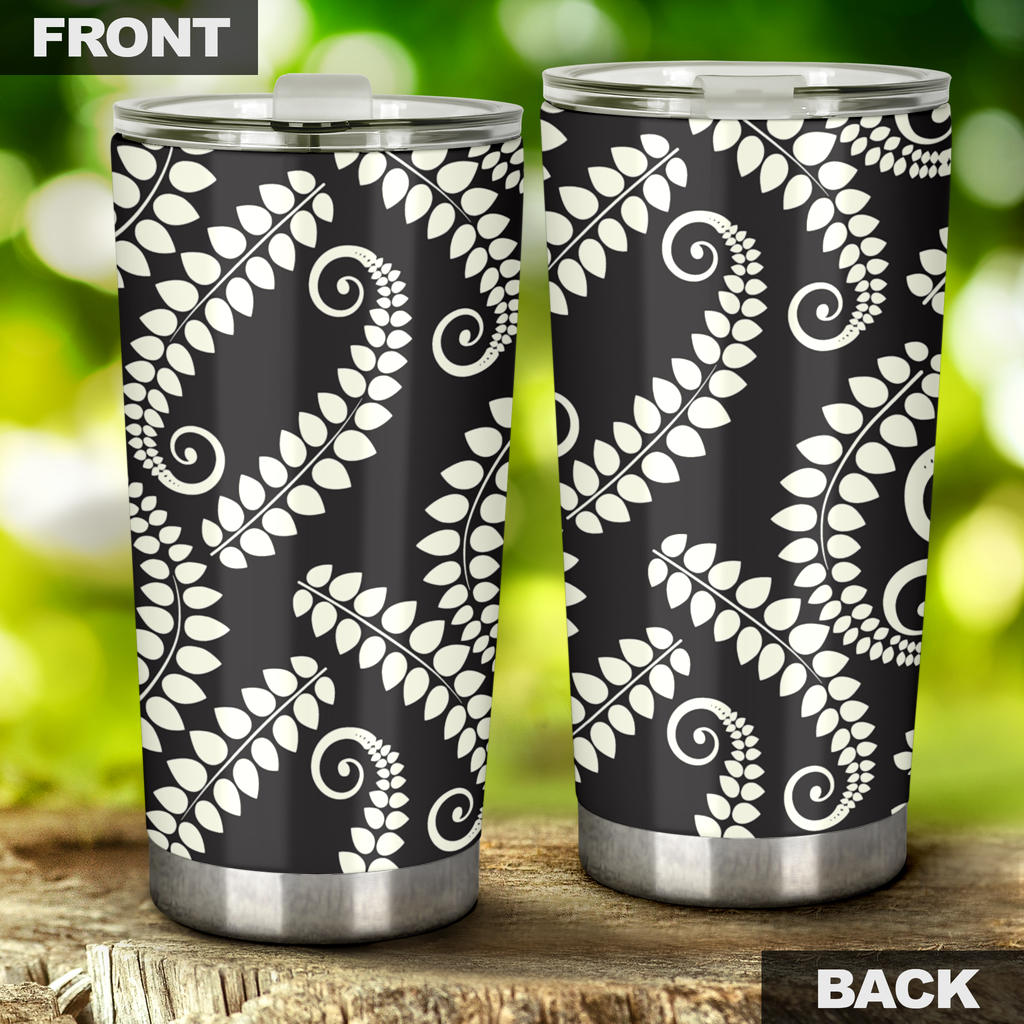 Fern Leave Print Pattern Tumbler