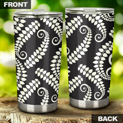 Fern Leave Print Pattern Tumbler