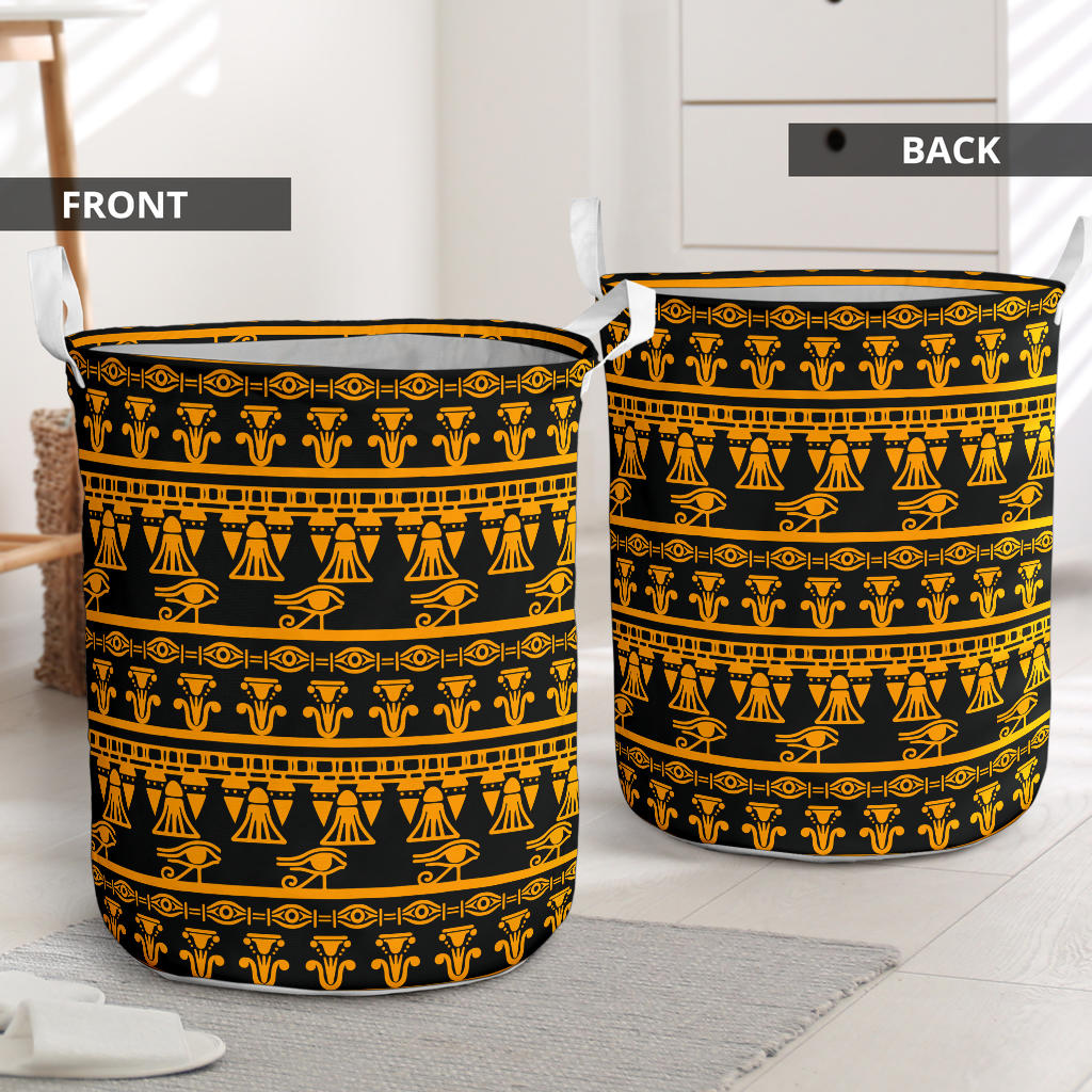 Eye of Horus Tribal Egypt Pattern Laundry Basket