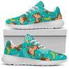 Monkey Happy Design Themed Print Athletic Shoes