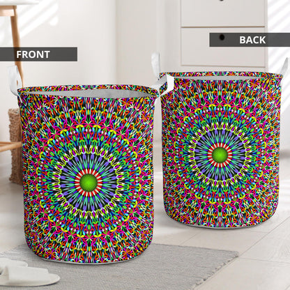 Bohemian Colorful Style Print Laundry Basket