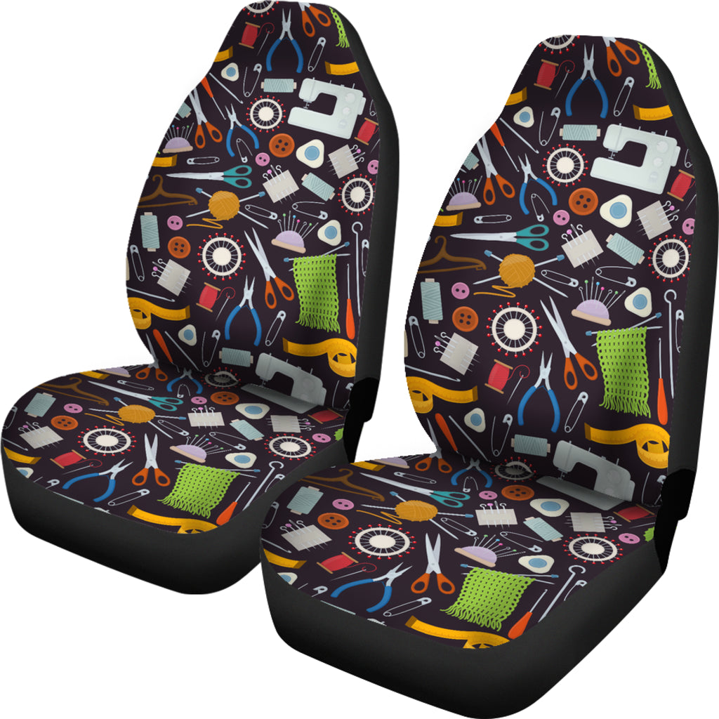 Sewing Equipment Print Design LKS308 Car Seat Covers