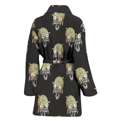 Mummy Print Design LKS304 Women Bathrobe