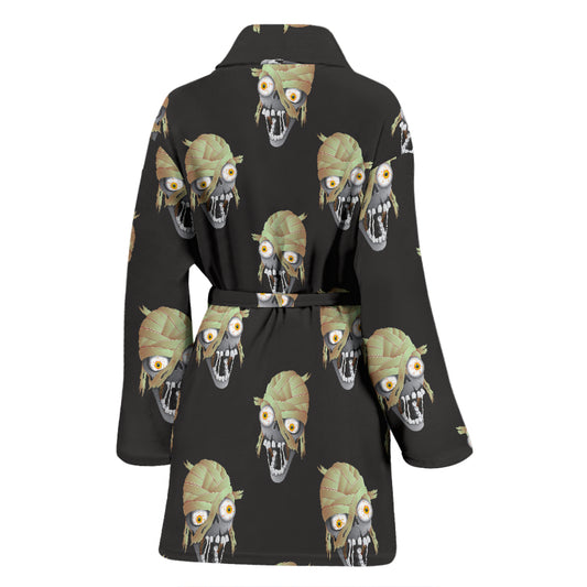 Mummy Print Design LKS304 Women Bathrobe
