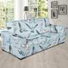 Pigeon Pattern Print Design 03 Sofa Slipcover