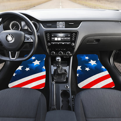 American flag Style Car Floor Mats Front Back