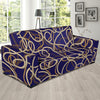 Rope Pattern Print Design A01 Sofa Slipcover