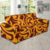 Maori Pattern Print Design 02 Sofa Slipcover