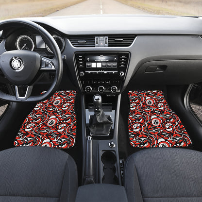 Native North American Themed Print Car Floor Mats Front Back