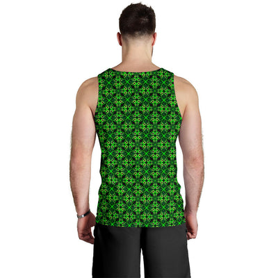 Celtic Green Neon Design Men Tank Top