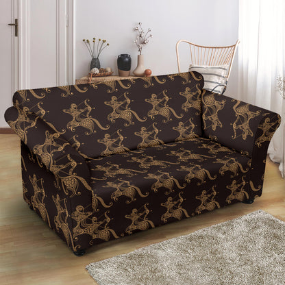 Sagittarius Print Design LKS301 Loveseat Couch Slipcover