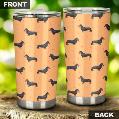 Dachshund Draw Print Pattern Tumbler
