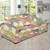 Jaguar Pattern Print Design 01 Sofa Slipcover