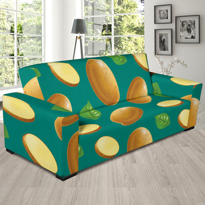 Potato Pattern Print Design A04 Sofa Slipcover