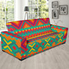 Mexican Pattern Print Design 04 Sofa Slipcover