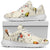 Bird Watercolor Design Pattern Sport Sneakers White
