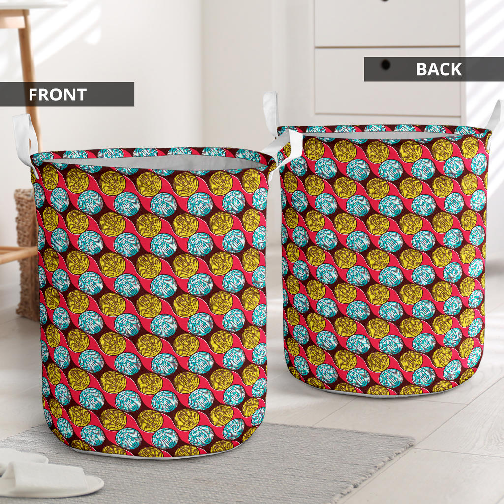 African Fashion Print Pattern Laundry Basket