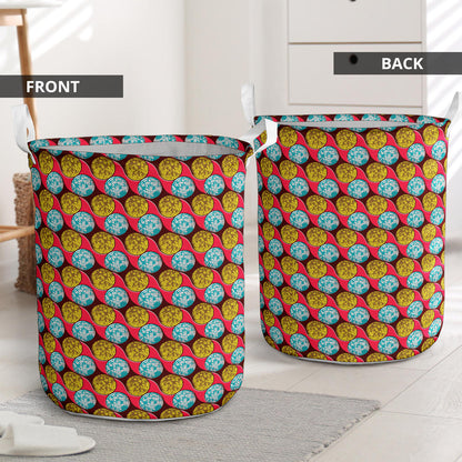 African Fashion Print Pattern Laundry Basket