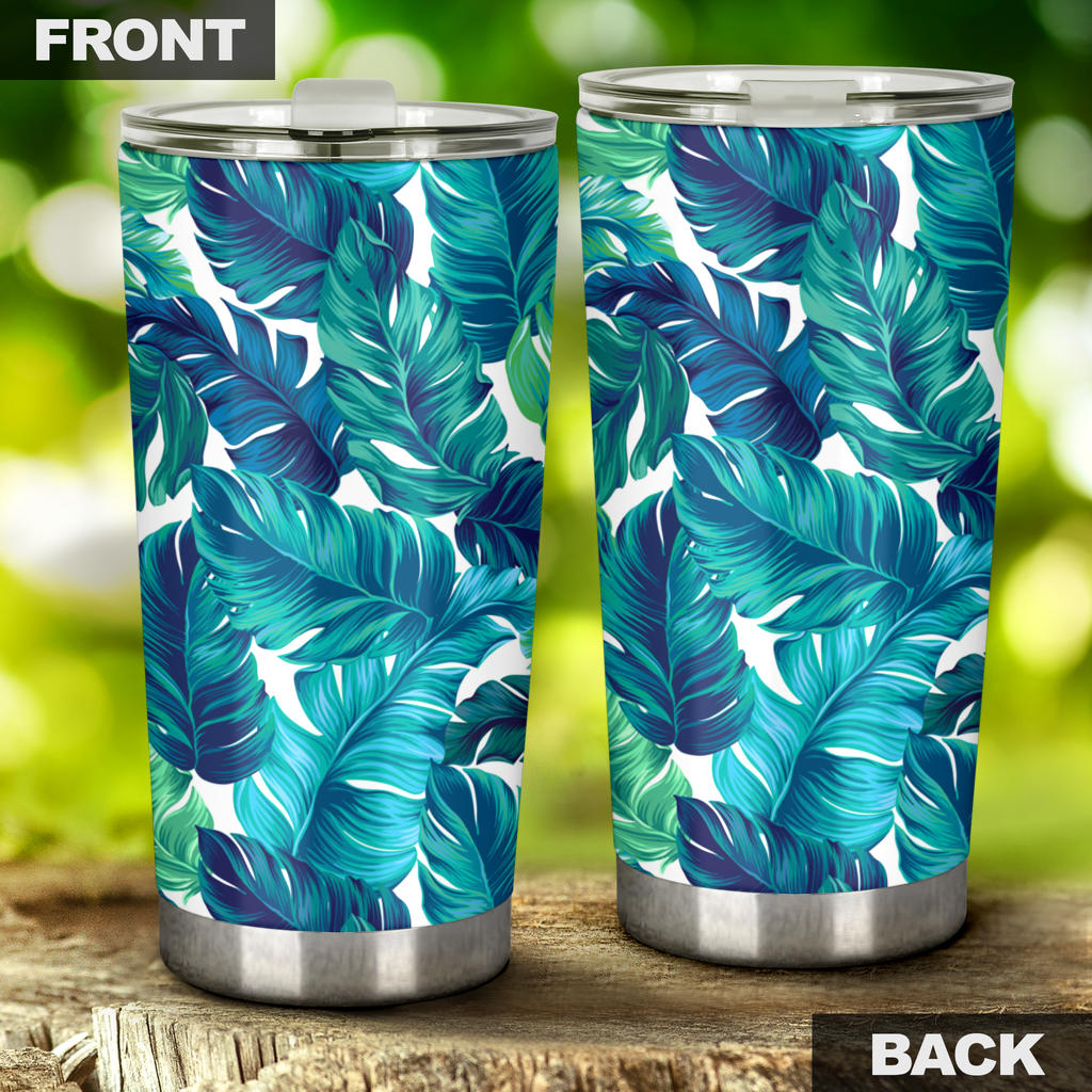 Brightness Tropical Palm Leaves Tumbler