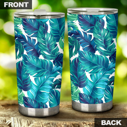 Brightness Tropical Palm Leaves Tumbler
