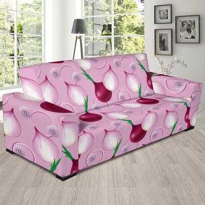 Onion Pattern Print Design A01 Sofa Slipcover