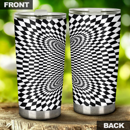 Optical illusion Projection Torus Tumbler