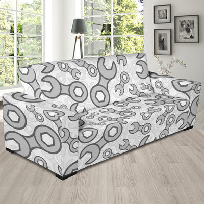 Mechanic Pattern Print Design 05 Sofa Slipcover