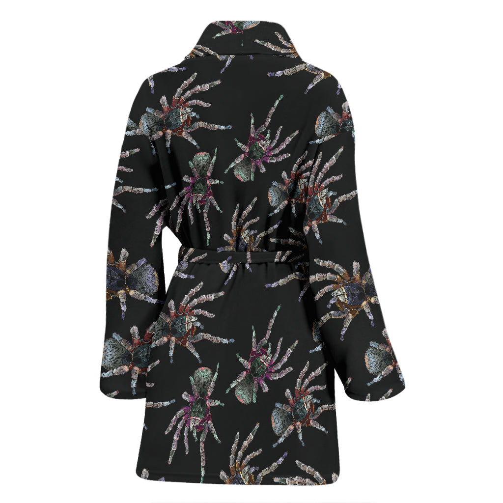 Tarantula Print Design LKS402 Women Bathrobe