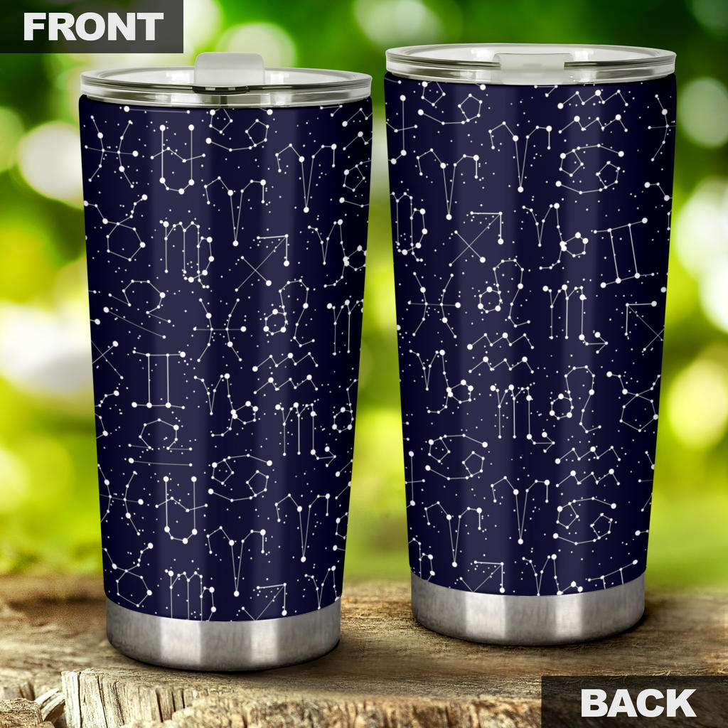Zodiac Pattern Design Print Tumbler