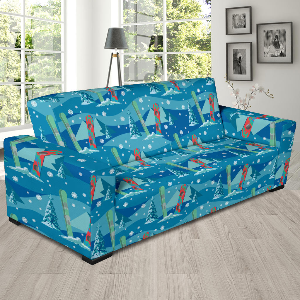 Snowboard Print Design LKS301 Sofa Slipcover