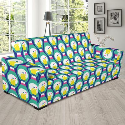 Bowling Pattern Print Design 04 Sofa Slipcover