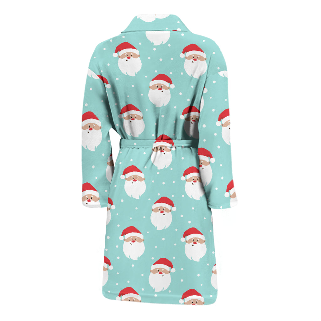 Santa Print Design LKS308 Men Bathrobe