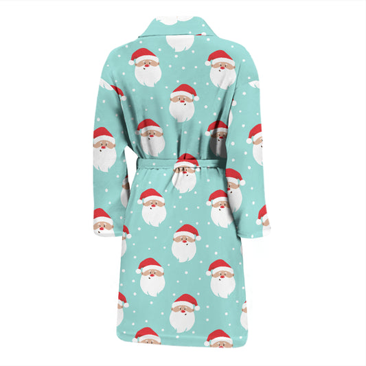 Santa Print Design LKS308 Men Bathrobe