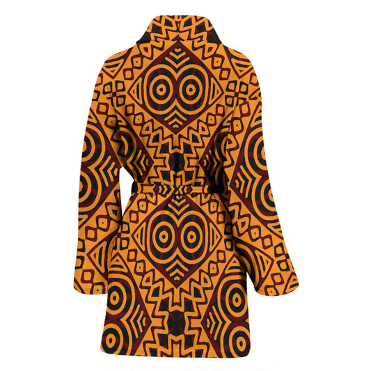 African Pattern Print Design 05 Women Bathrobe