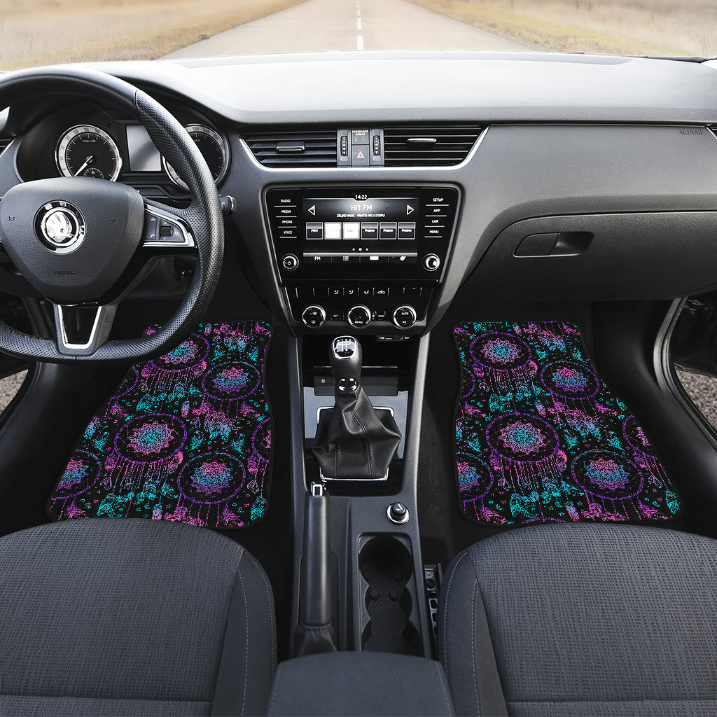 Dream catcher boho mandala Car Floor Mats Front Back