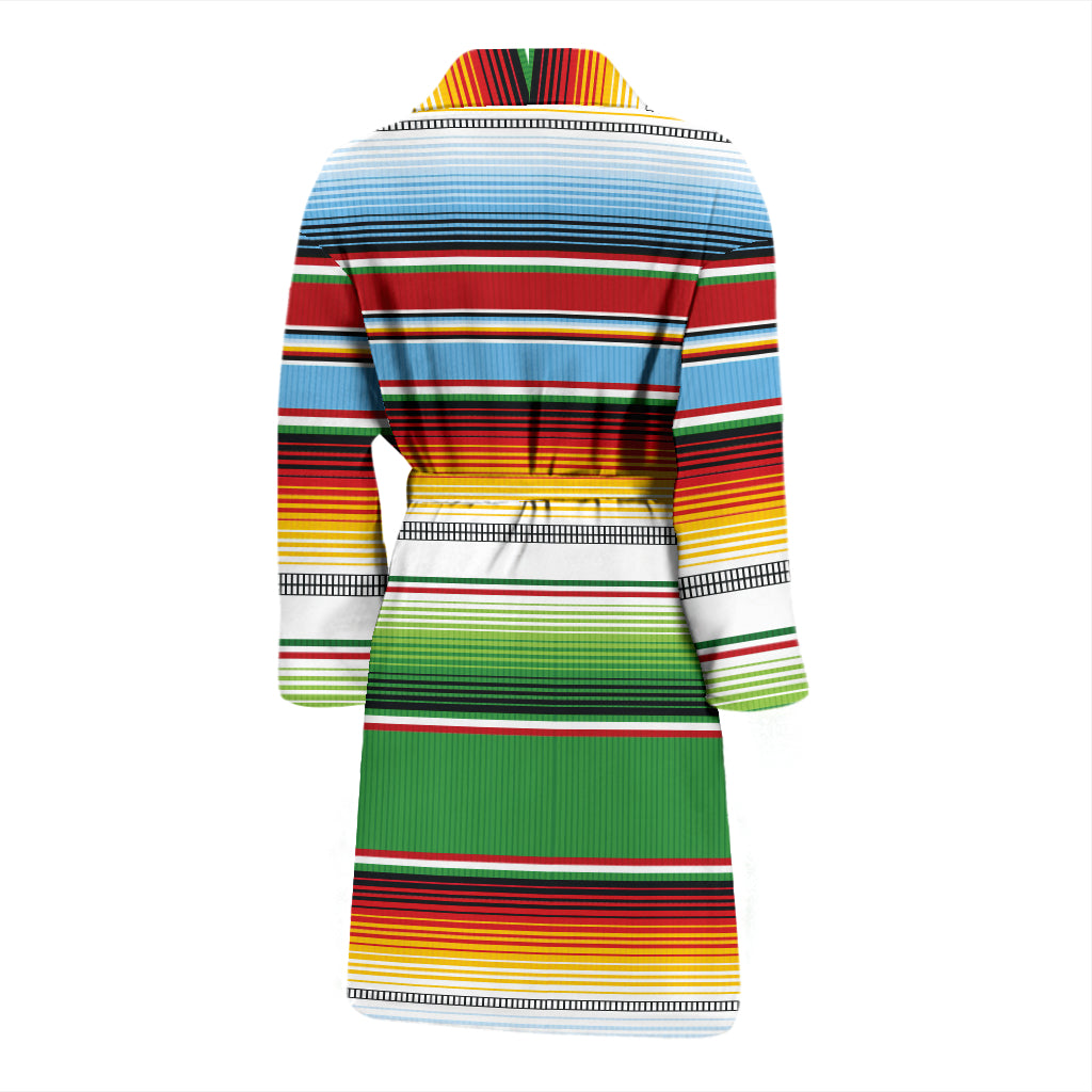 Serape Print Design LKS302 Men Bathrobe
