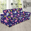 Narwhal Cute Pattern Print Design 02 Sofa Slipcover