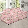 Bichons Frise Pattern Print Design 01 Sofa Slipcover