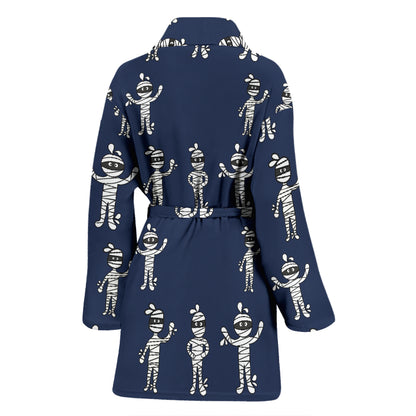 Mummy Print Design LKS306 Women Bathrobe