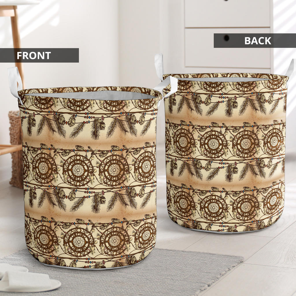 Dream catcher vintage native Laundry Basket