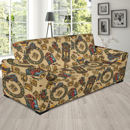 Totem Print Design LKS305 Sofa Slipcover