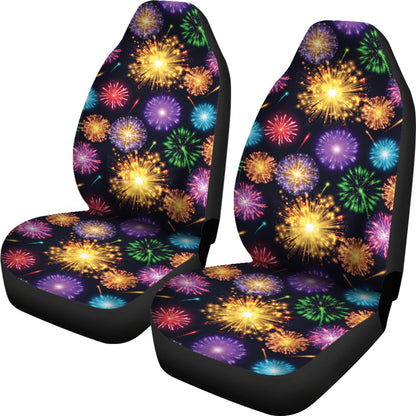 Firework Print Design LKS305 Car Seat Covers