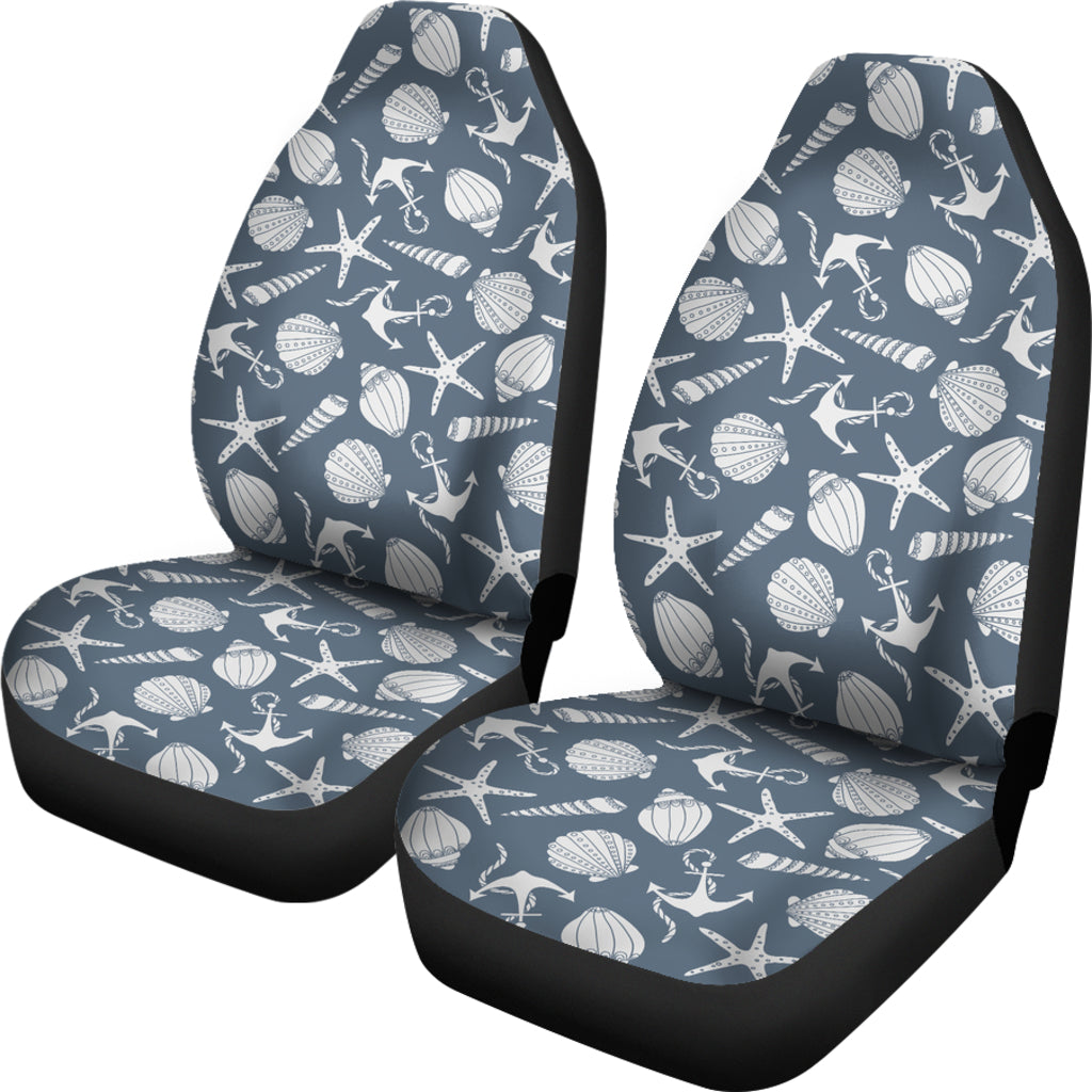 Seashell Print Design LKS306 Car Seat Covers